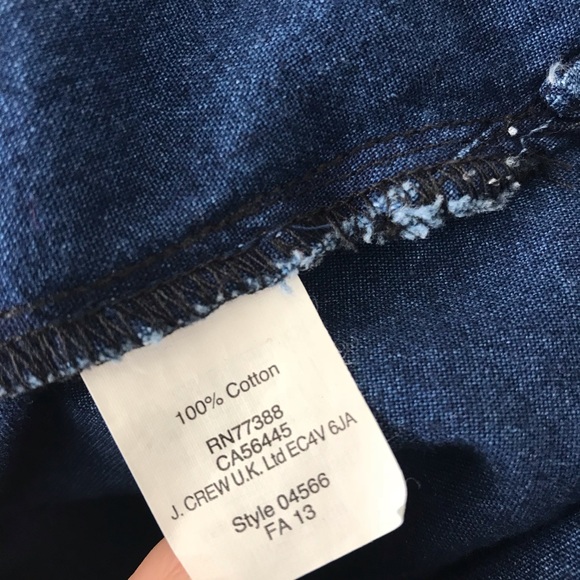 m a d e w e l l ♡ Chambray Dot Top XS - Picture 5 of 8